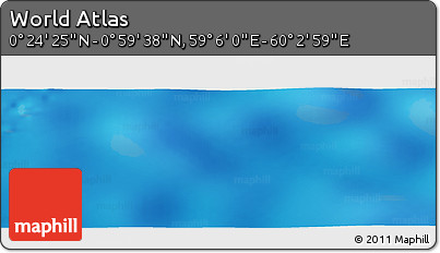 Physical Panoramic Map of the Area around 0° 42' 2" N, 59° 34' 30" E