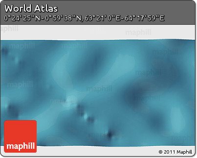 Satellite 3D Map of the Area around 0° 42' 2" N, 63° 49' 30" E