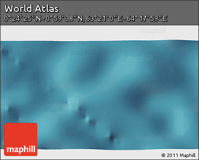 Satellite 3D Map of the Area around 0° 42' 2" N, 63° 49' 30" E