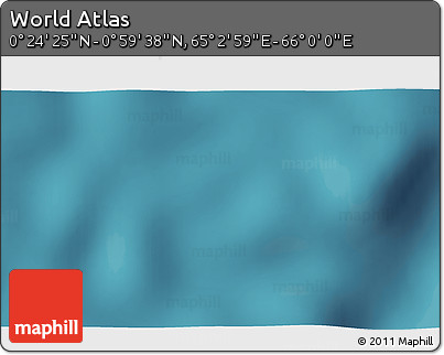 Satellite 3D Map of the Area around 0° 42' 2" N, 65° 31' 30" E
