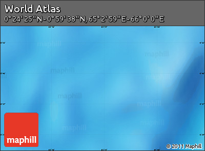 Physical Map of the Area around 0° 42' 2" N, 65° 31' 30" E