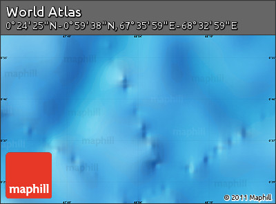 Physical Map of the Area around 0° 42' 2" N, 68° 4' 29" E