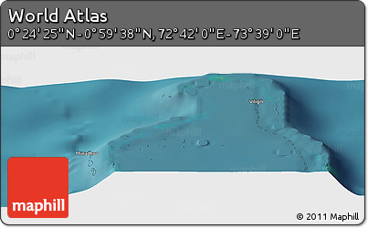 Satellite Panoramic Map of the Area around 0° 42' 2" N, 73° 10' 30" E