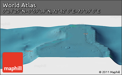 Satellite Panoramic Map of the Area around 0° 42' 2" N, 73° 10' 30" E