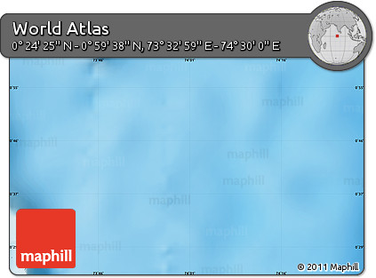 Physical Map of the Area around 0° 42' 2" N, 74° 1' 30" E