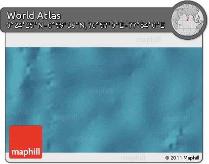 Satellite 3D Map of the Area around 0° 42' 2" N, 77° 25' 30" E
