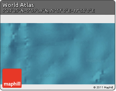 Satellite 3D Map of the Area around 0° 42' 2" N, 77° 25' 30" E