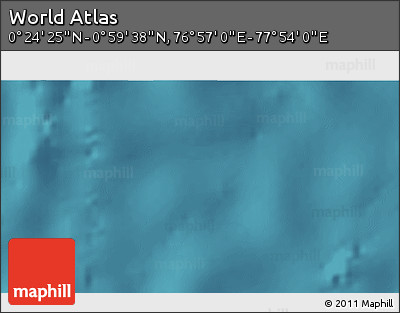 Satellite 3D Map of the Area around 0° 42' 2" N, 77° 25' 30" E