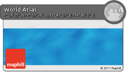 Physical Panoramic Map of the Area around 0° 42' 2" N, 78° 16' 30" E