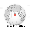 Outline Map of the Area around 0° 42' 2" N, 79° 7' 30" E, rectangular outline