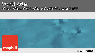 Satellite Panoramic Map of the Area around 0° 42' 2" N, 84° 13' 29" E