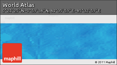 Physical Panoramic Map of the Area around 0° 42' 2" N, 85° 4' 29" E