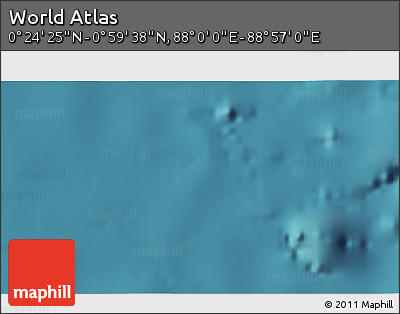 Satellite 3D Map of the Area around 0° 42' 2" N, 88° 28' 29" E