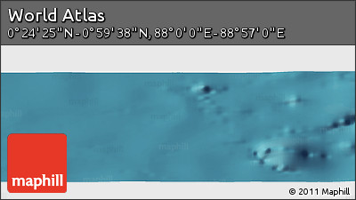 Satellite Panoramic Map of the Area around 0° 42' 2" N, 88° 28' 29" E