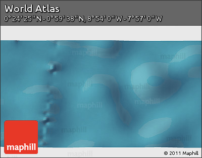 Satellite 3D Map of the Area around 0° 42' 2" N, 8° 25' 30" W
