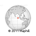 Outline Map of the Area around 0° 42' 2" N, 91° 52' 30" E, rectangular outline