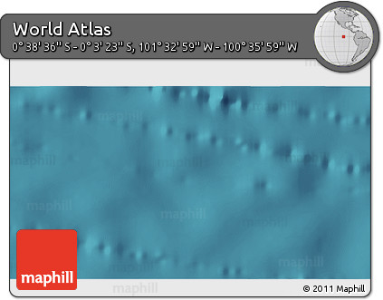 Satellite 3D Map of the Area around 0° 21' 0" S, 101° 4' 29" W
