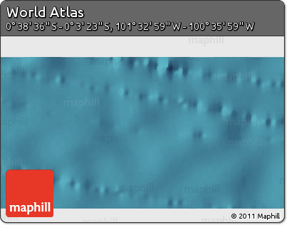 Satellite 3D Map of the Area around 0° 21' 0" S, 101° 4' 29" W