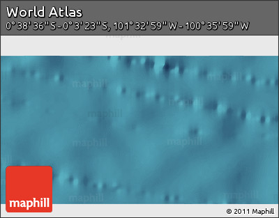 Satellite 3D Map of the Area around 0° 21' 0" S, 101° 4' 29" W