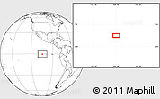 Blank Location Map of the area around 0° 21' 0" S, 104° 28' 29" W