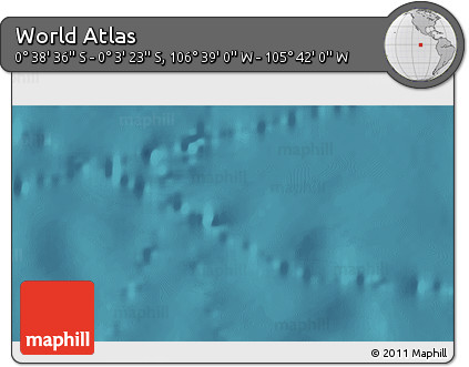 Satellite 3D Map of the Area around 0° 21' 0" S, 106° 10' 30" W
