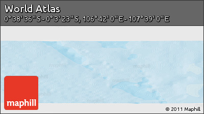 Political Panoramic Map of the Area around 0° 21' 0" S, 107° 10' 30" E