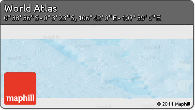Political Panoramic Map of the Area around 0° 21' 0" S, 107° 10' 30" E