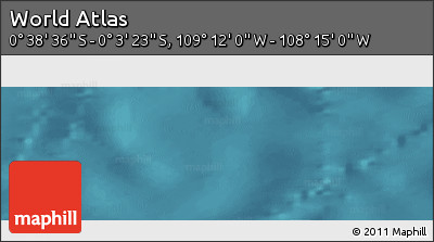 Satellite Panoramic Map of the Area around 0° 21' 0" S, 108° 43' 29" W