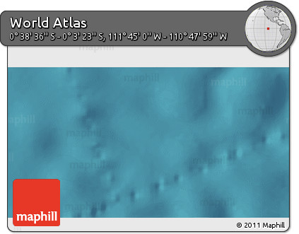 Satellite 3D Map of the Area around 0° 21' 0" S, 111° 16' 30" W