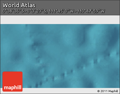 Satellite 3D Map of the Area around 0° 21' 0" S, 111° 16' 30" W