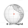 Outline Map of the Area around 0° 21' 0" S, 116° 22' 30" W, rectangular outline