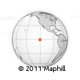 Outline Map of the Area around 0° 21' 0" S, 120° 37' 30" W, rectangular outline
