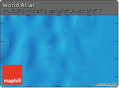 Political Map of the Area around 0° 21' 0" S, 123° 10' 30" W