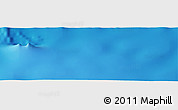 Shaded Relief Panoramic Map of the area around 0° 21' 0" S, 124° 1' 30" W