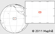 Blank Location Map of the area around 0° 21' 0" S, 129° 7' 30" W