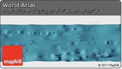 Satellite Panoramic Map of the Area around 0° 21' 0" S, 12° 40' 30" W