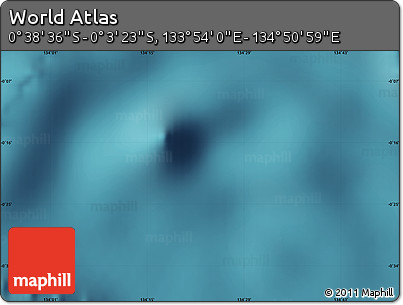 Satellite Map of the Area around 0° 21' 0" S, 134° 22' 30" E