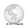 Outline Map of the Area around 0° 21' 0" S, 134° 22' 30" E, rectangular outline