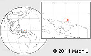 Blank Location Map of the area around 0° 21' 0" S, 135° 13' 29" E