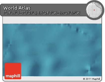 Satellite 3D Map of the Area around 0° 21' 0" S, 135° 55' 30" W