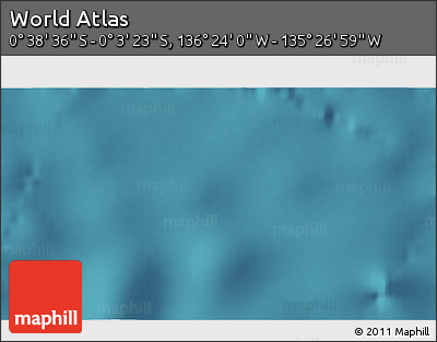 Satellite 3D Map of the Area around 0° 21' 0" S, 135° 55' 30" W
