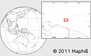 Blank Location Map of the area around 0° 21' 0" S, 140° 19' 29" E