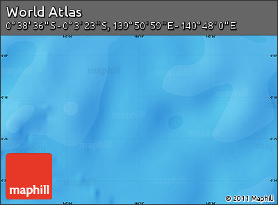 Political Map of the Area around 0° 21' 0" S, 140° 19' 29" E