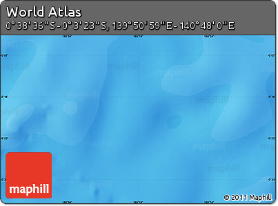 Political Map of the Area around 0° 21' 0" S, 140° 19' 29" E