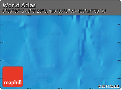 Political Map of the Area around 0° 21' 0" S, 140° 10' 30" W