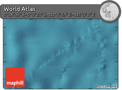 Satellite Map of the Area around 0° 21' 0" S, 144° 34' 29" E