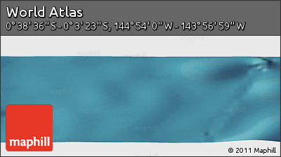 Satellite Panoramic Map of the Area around 0° 21' 0" S, 144° 25' 30" W