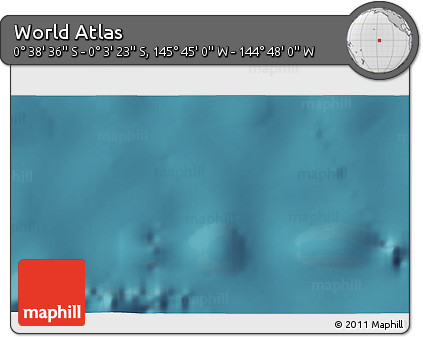 Satellite 3D Map of the Area around 0° 21' 0" S, 145° 16' 30" W