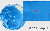 Shaded Relief Location Map of the area around 0° 21' 0" S, 146° 7' 30" W