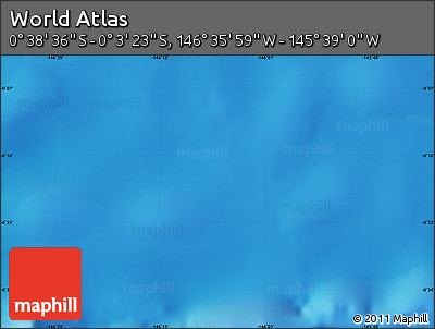 Physical Map of the Area around 0° 21' 0" S, 146° 7' 30" W